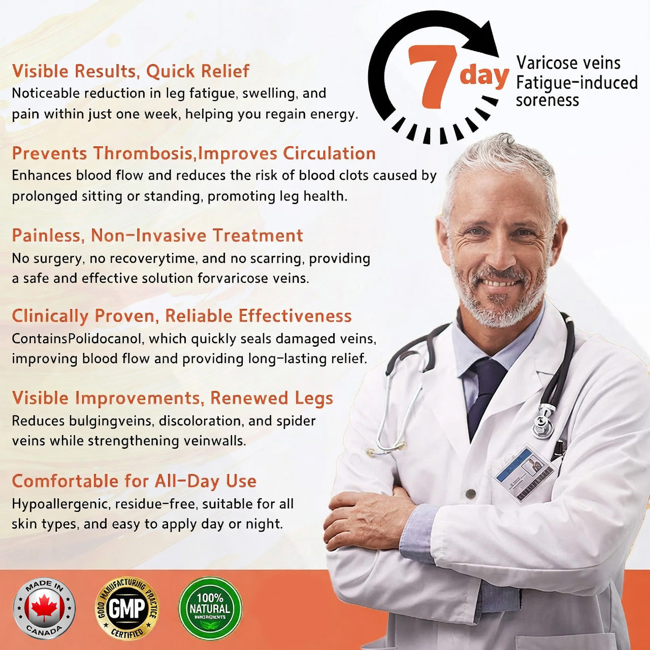 🍁 ✨Final Hours! Save 75% on Celsiora® Vein Ease Microneedle Care Patch(For Spider Veins, Varicose Veins, Swelling & Leg Fatigue)
